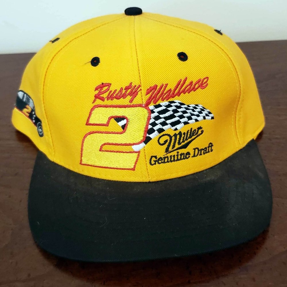 Vintage Rusty Wallace Miller Draft Nascar Hat